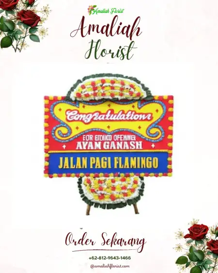 Sewa Papan Bunga Suka Padang